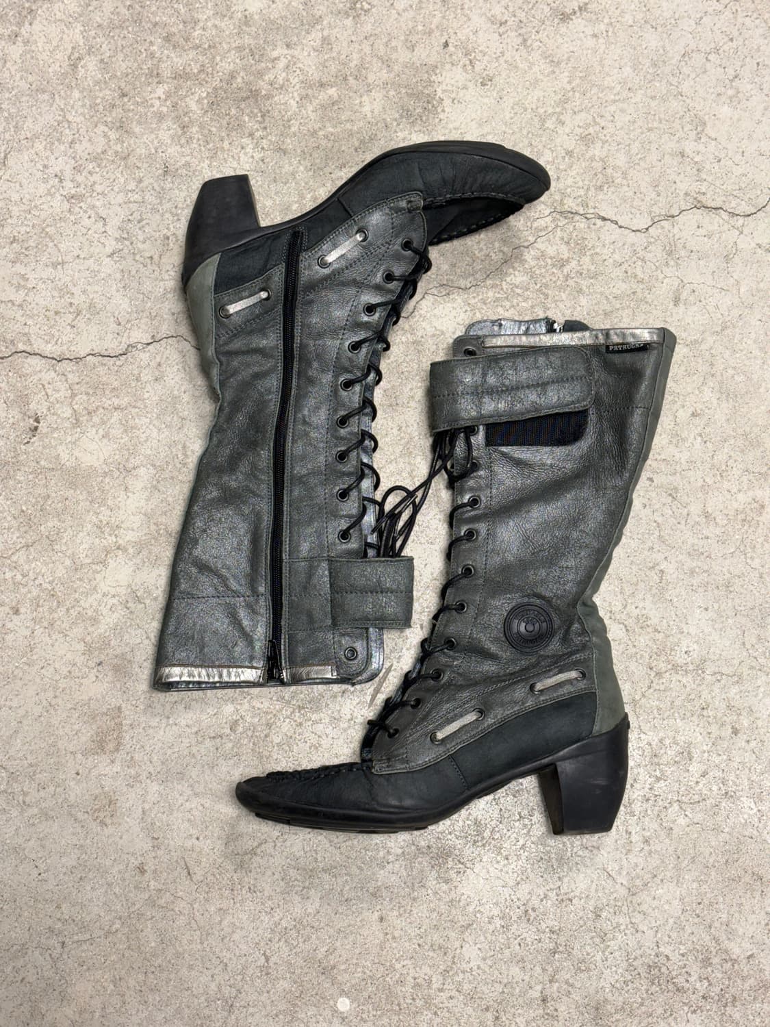 파타가스 레더 레이스업 부츠 상품이미지6