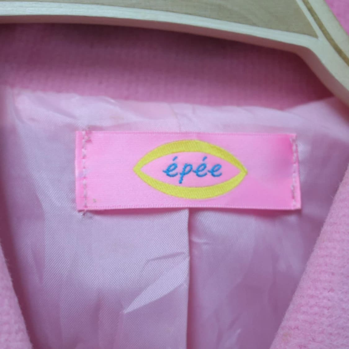 EPEE 핑크 딸기우유 히메갸루 울 혼방 미디 코트 62015 상품이미지8