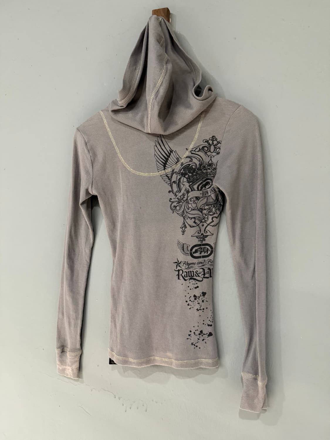 tattoo printing detail hood sleeve 상품이미지10