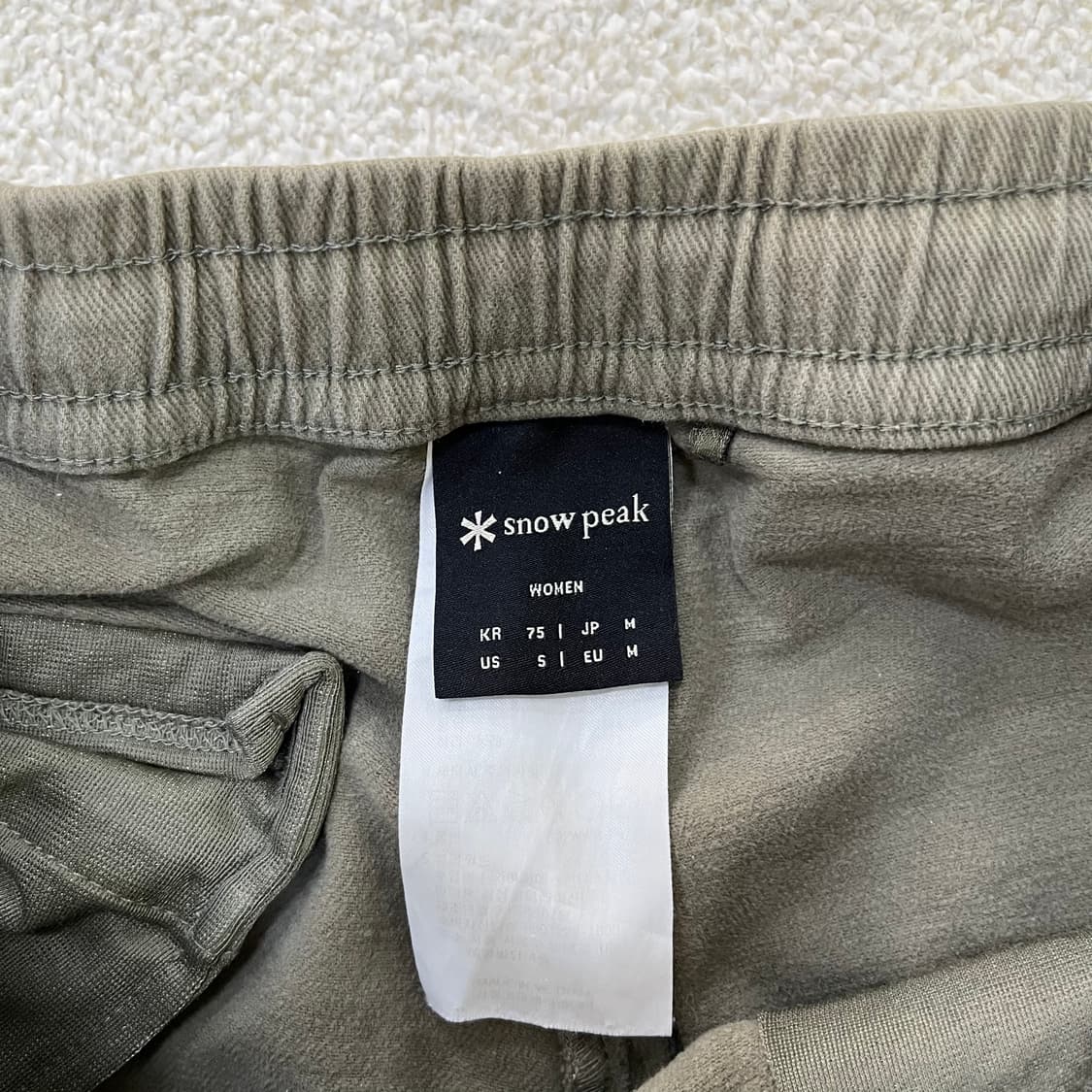 75 스노우피크 여성 카고 팬츠 0330M 상품이미지2