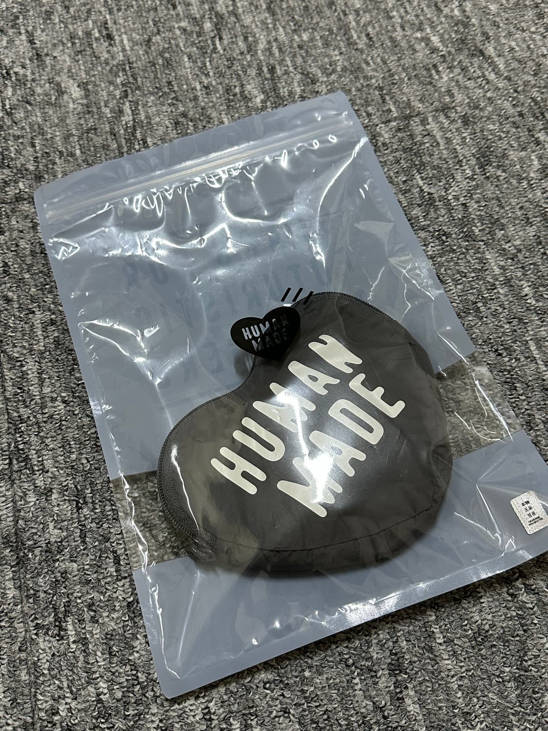 휴먼메이드 하트 쇼퍼백 가방 장바구니 그레이 상품이미지8