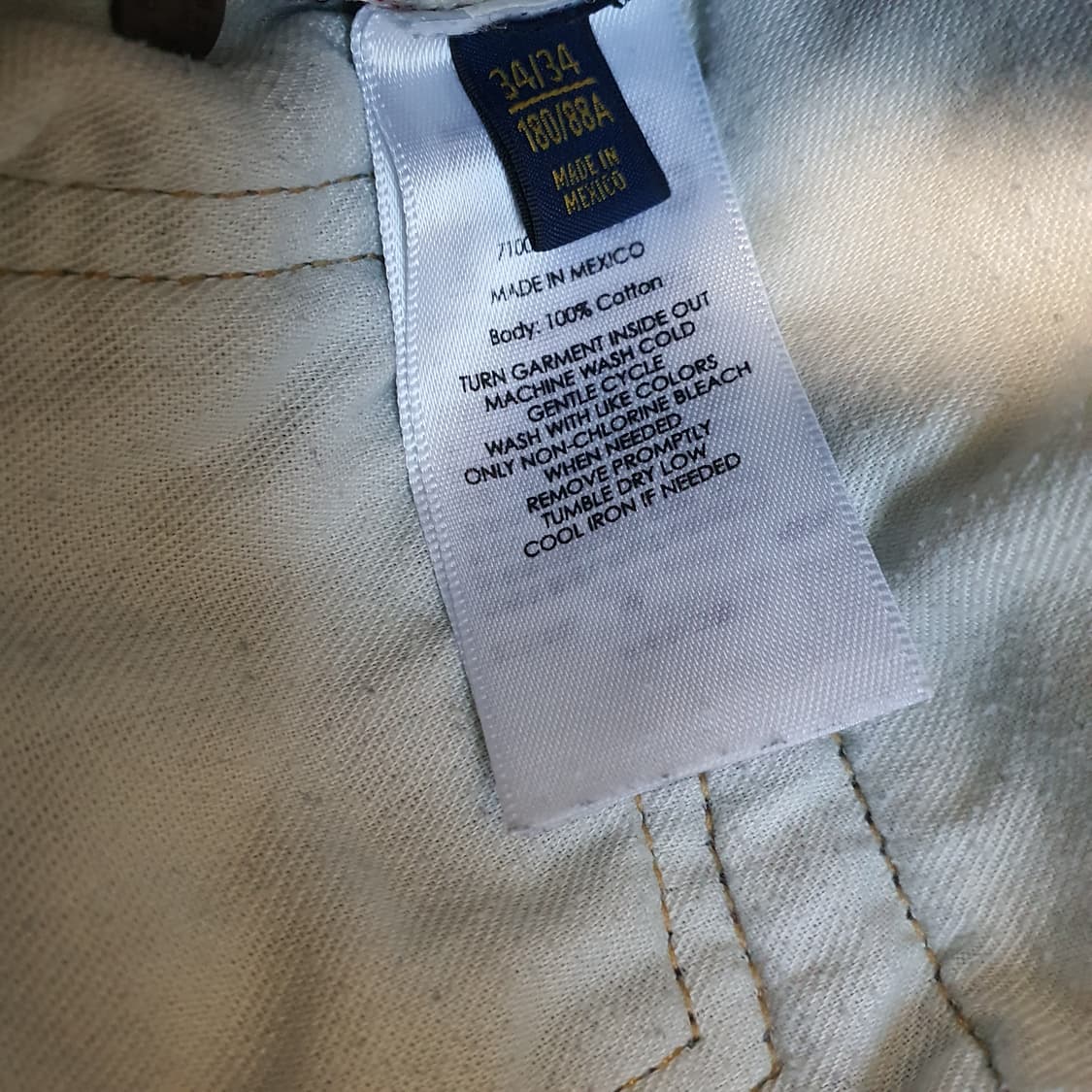 폴로 랄프로렌 데님 청바지 남자34 상품이미지4