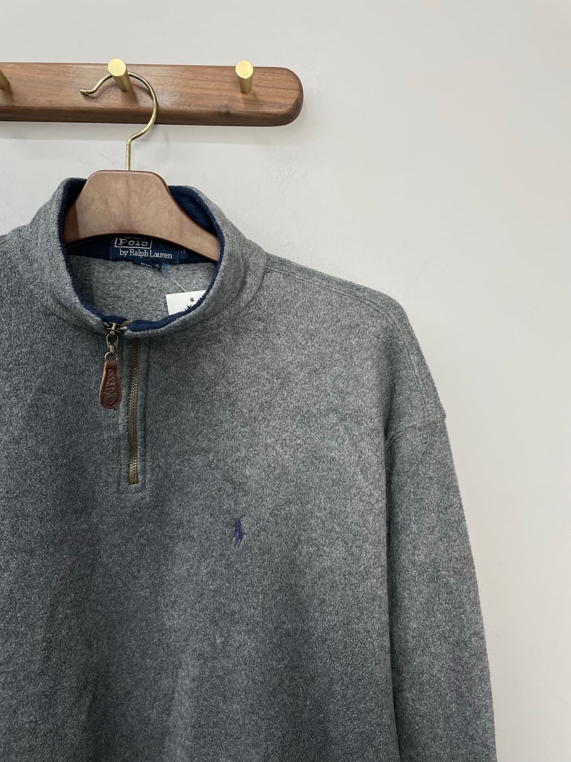 폴로 랄프로렌 딥그레이 반집업 니트 H962 상품이미지3