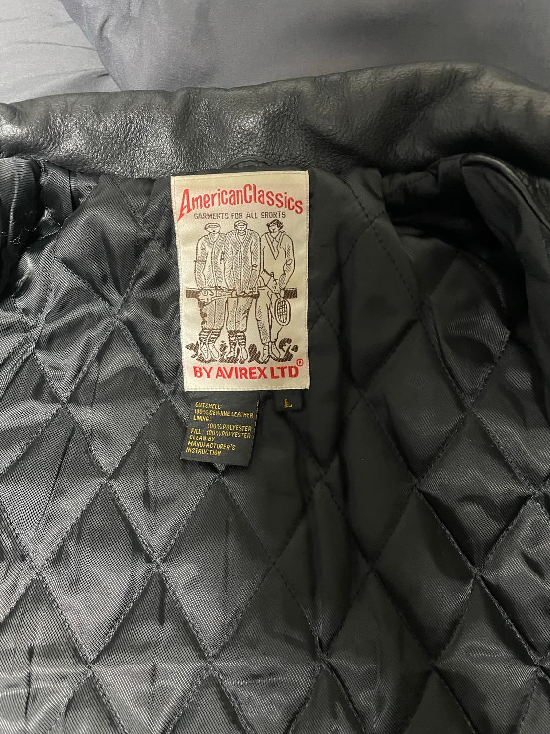 [L] 팔라스 x 아비렉스 런던 레더 자켓 상품이미지6