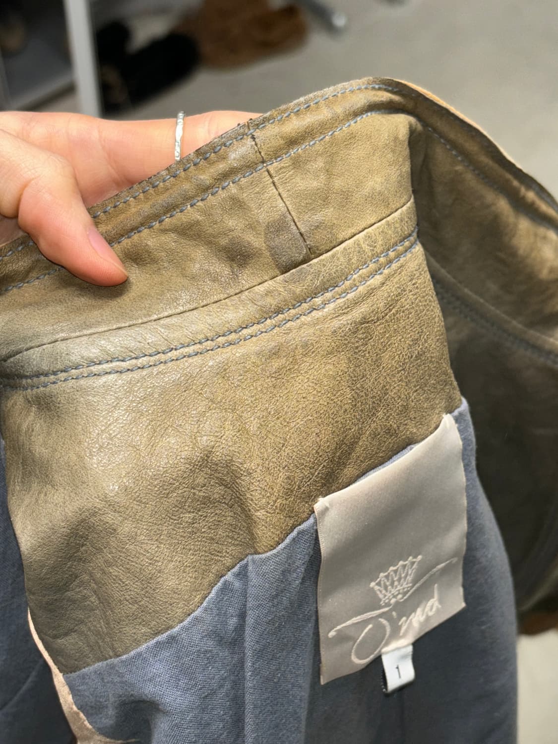 O‘2nd 프릴 레더 자켓 상품이미지6