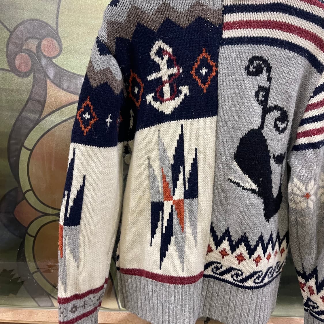 타케오 키쿠치 울100 가디건 상품이미지9