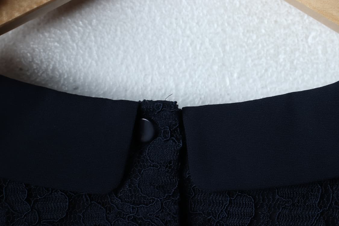 W(S-M) 숲 셔츠 남방 블라우스 플라워패턴 네이비-H3H33936 상품이미지5