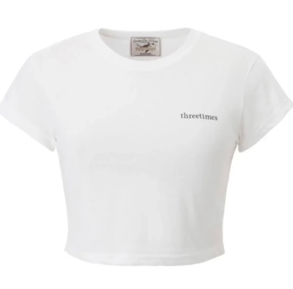 쓰리타임즈 에코 로고 반팔 티 상품이미지1