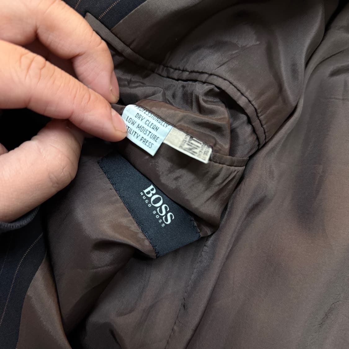 휴고 보스 USA 버건디 스트라이프 셋업 상품이미지6