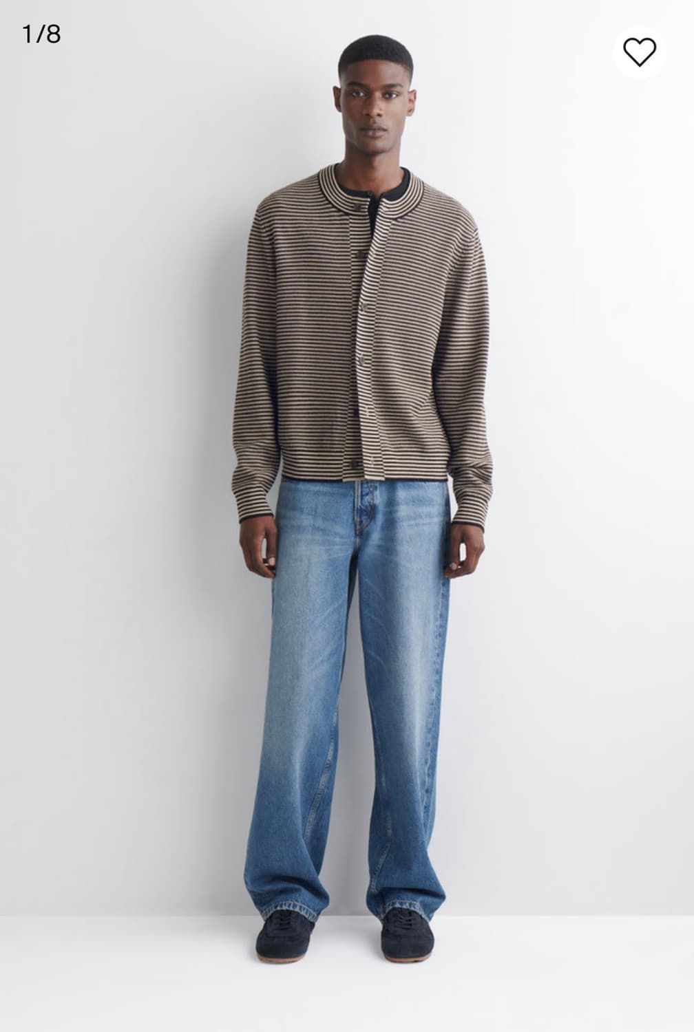 COS (신상품) 스트라이프 메리노 울 가디건 (택 O 새상품) 상품이미지6