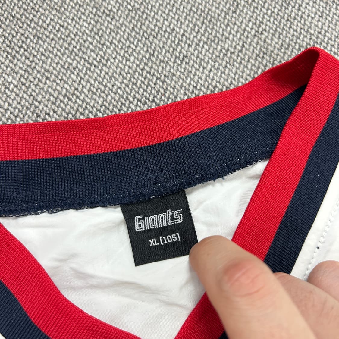 롯데자이언츠 아이보리 웜업(XL) 상품이미지2