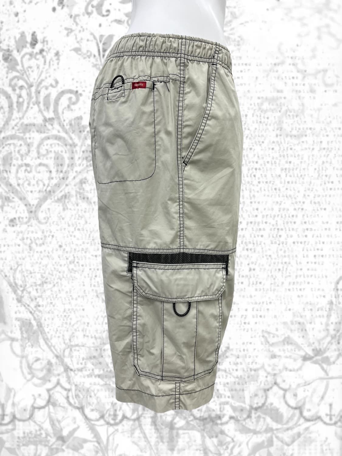 'converse' cargo cropped pants 상품이미지3