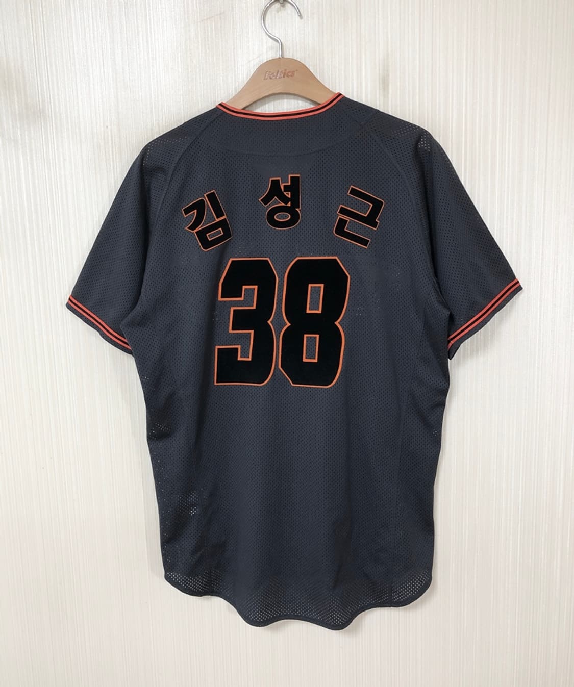 KBO 한화이글스 다크그레이 원정유니폼/져지 95 #38 김성근 상품이미지1