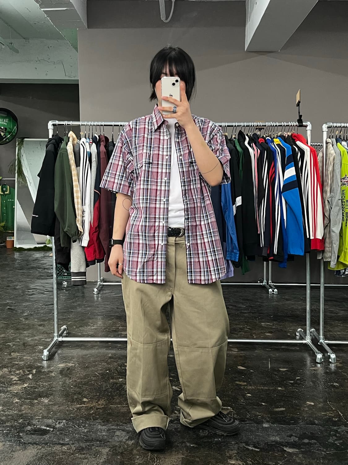 랭글러 웨스턴 체크 셔츠  상품이미지3