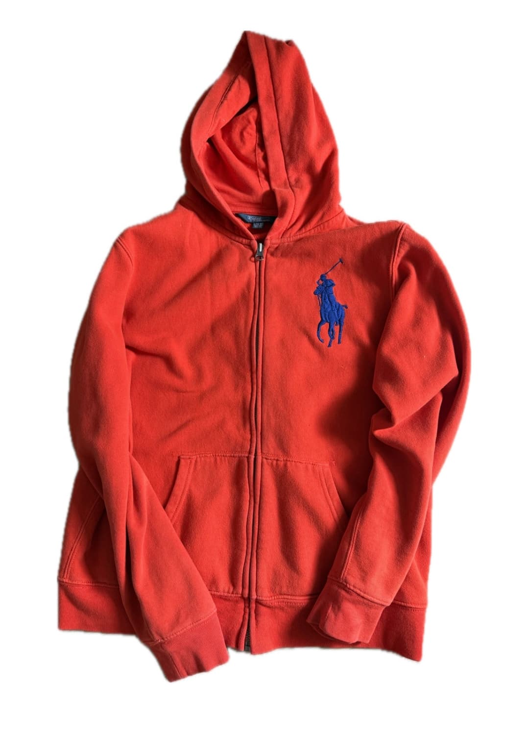 폴로 레드 후드집업 상품이미지1