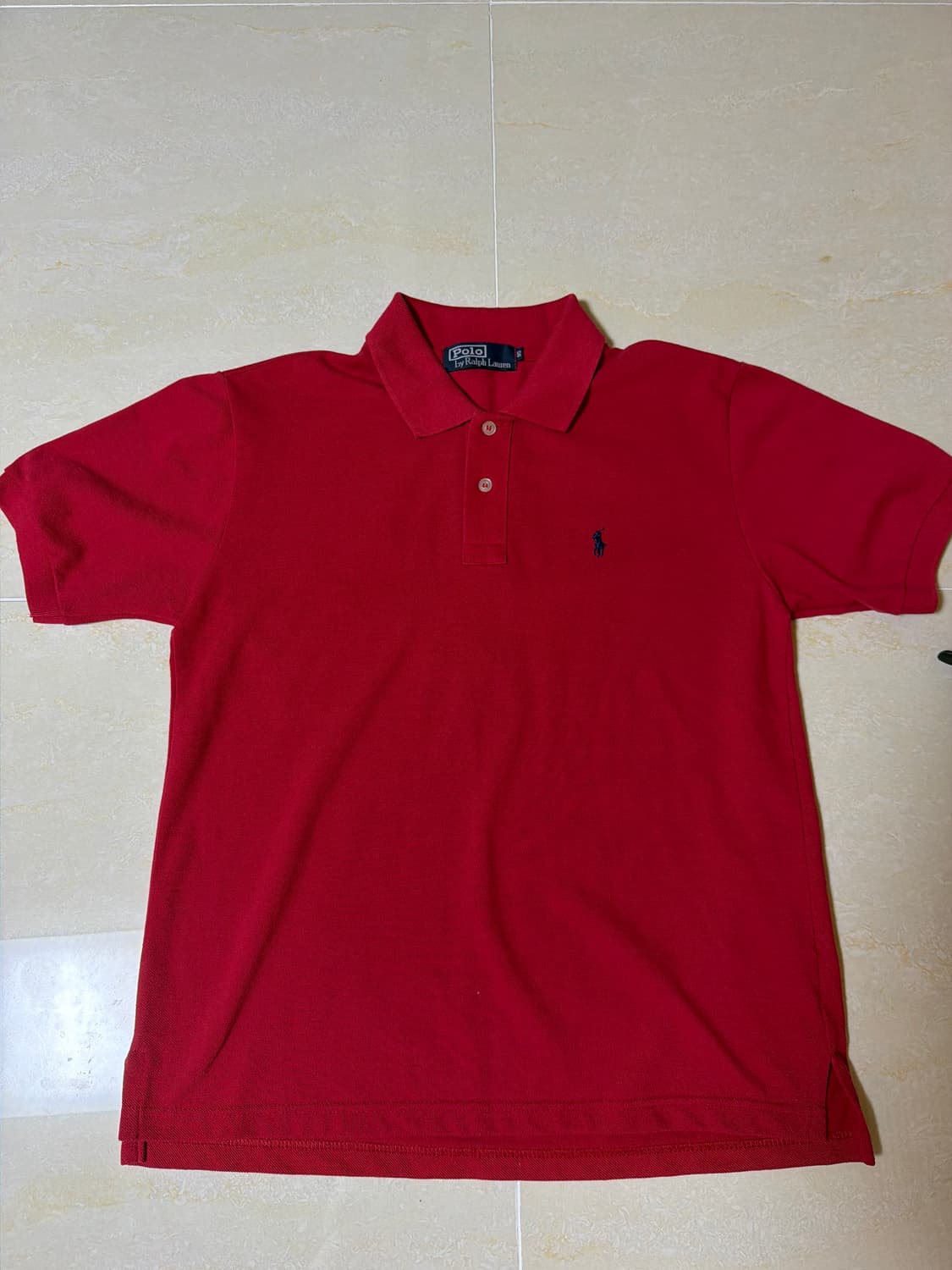 폴로 카라티 레드 M 상품이미지1