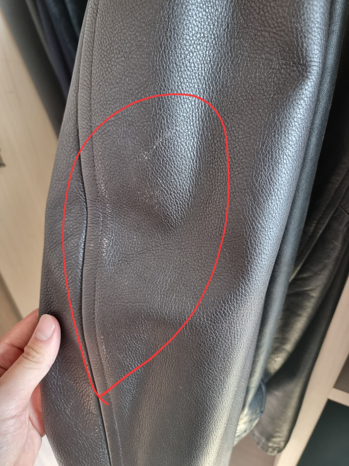 jcrew j.crew 제이크루 레더 카코트 다크 브라운 L 상품이미지10