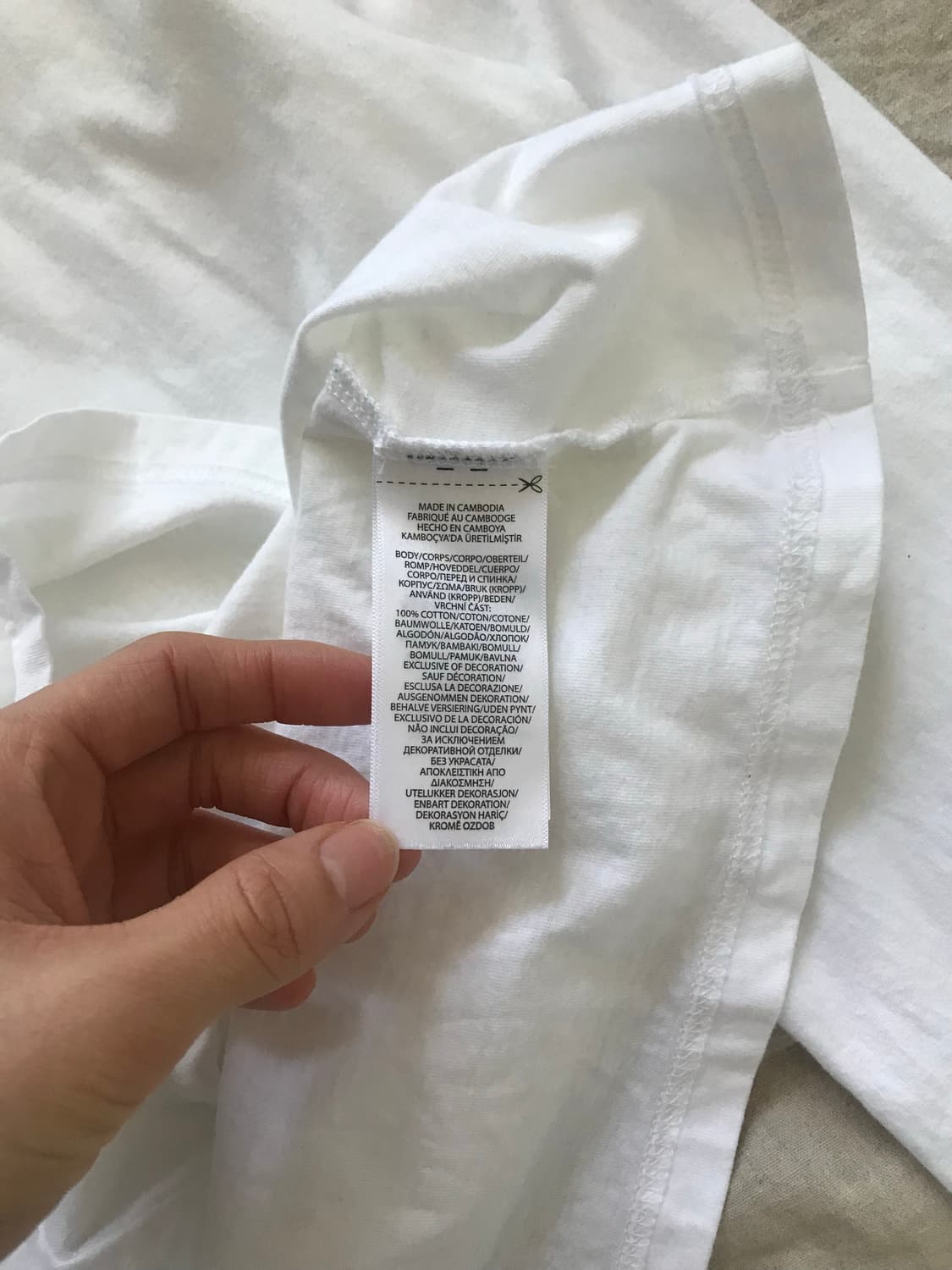 폴로 랄프로렌 빅 포니 로고 화이트 긴팔 슬리브티 상품이미지8