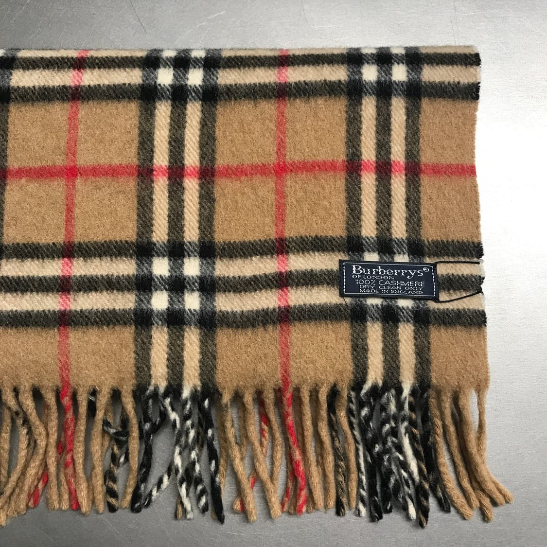 버버리 정품 캐시미어 머플러 베이지 상품이미지3
