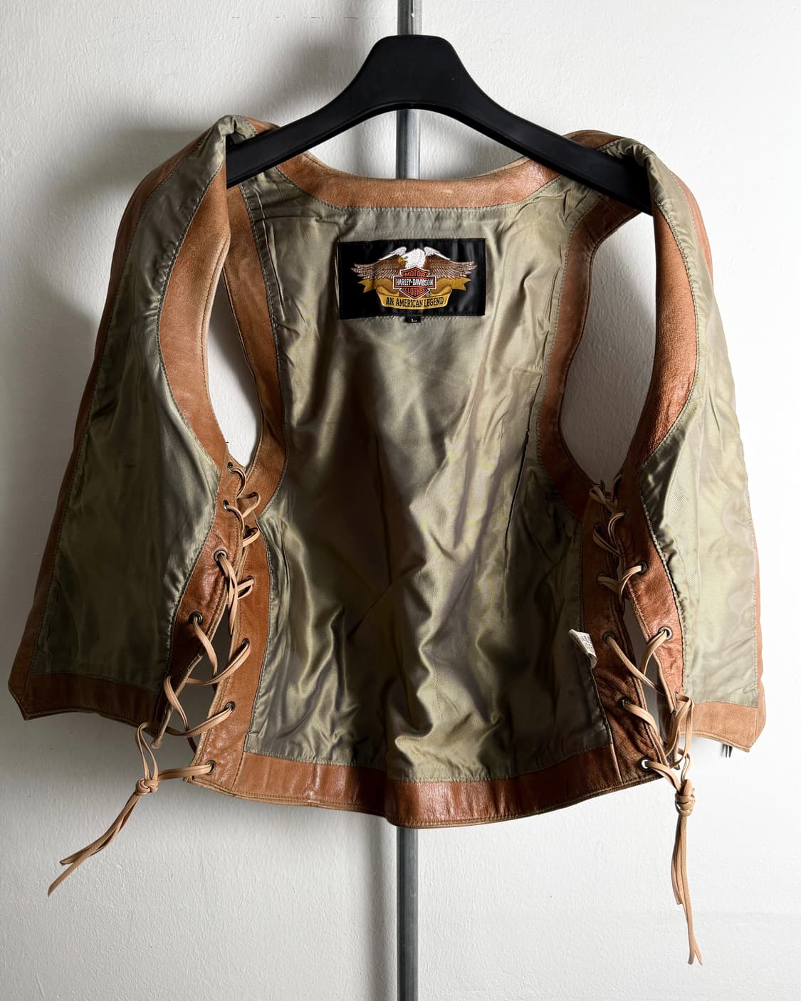  Harley-Davidson USA Leather Vest 상품이미지5