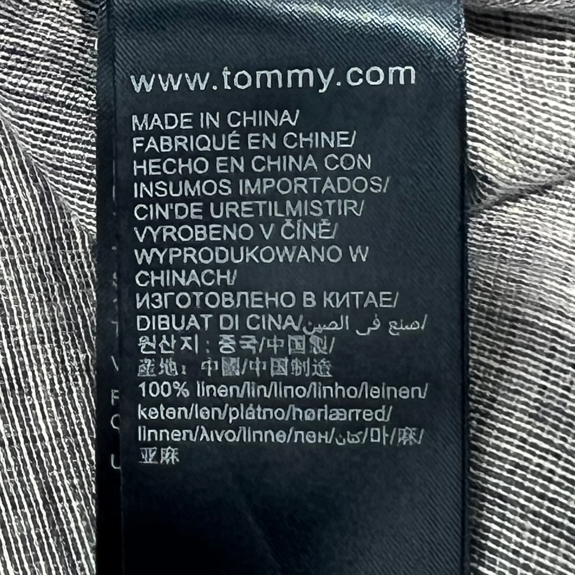 타미힐피거 린넨셔츠 s11455 상품이미지8