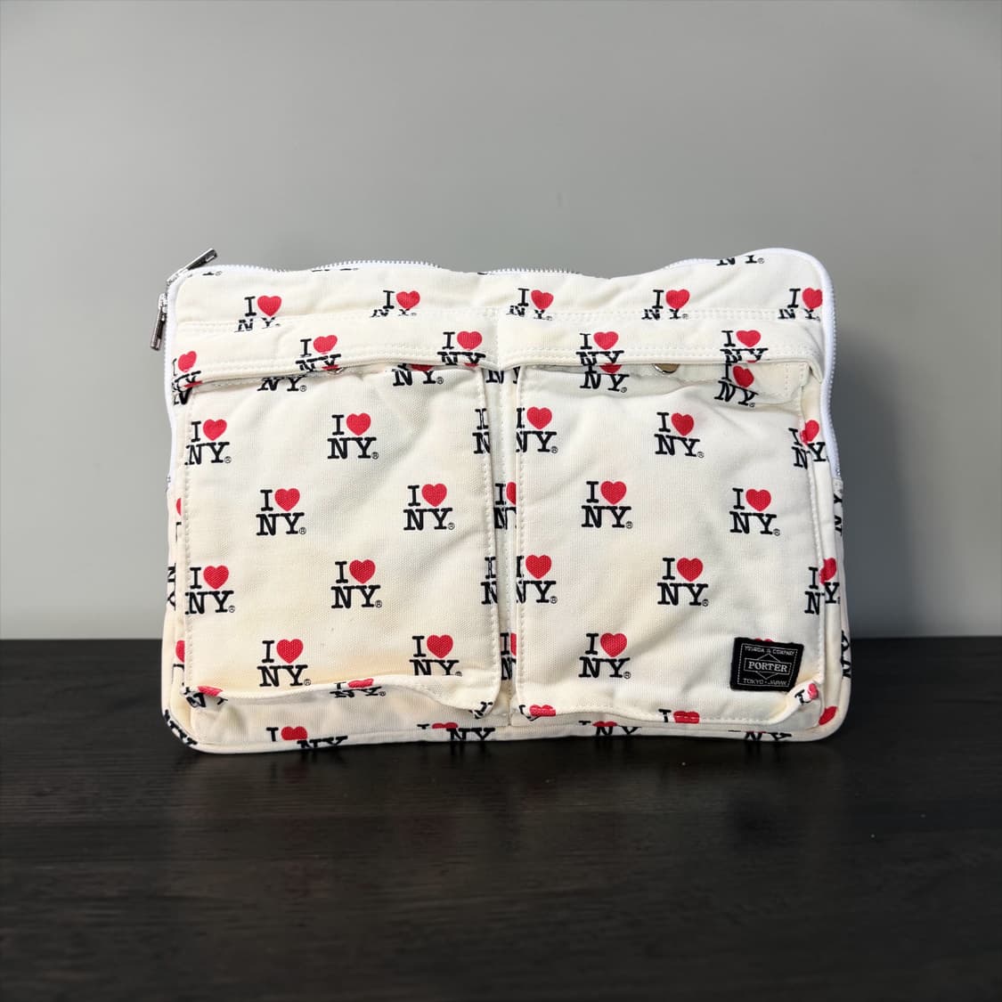 요시다포터 x 빔즈 러브뉴욕 도큐먼트 백 상품이미지2