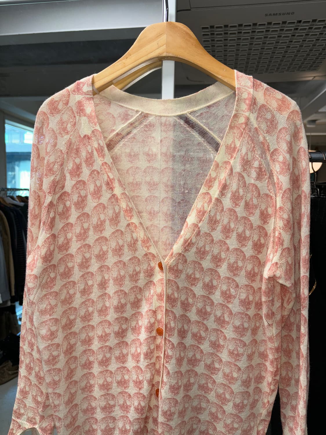 쟈딕앤볼테르 해골 린넨 가디건 상품이미지3