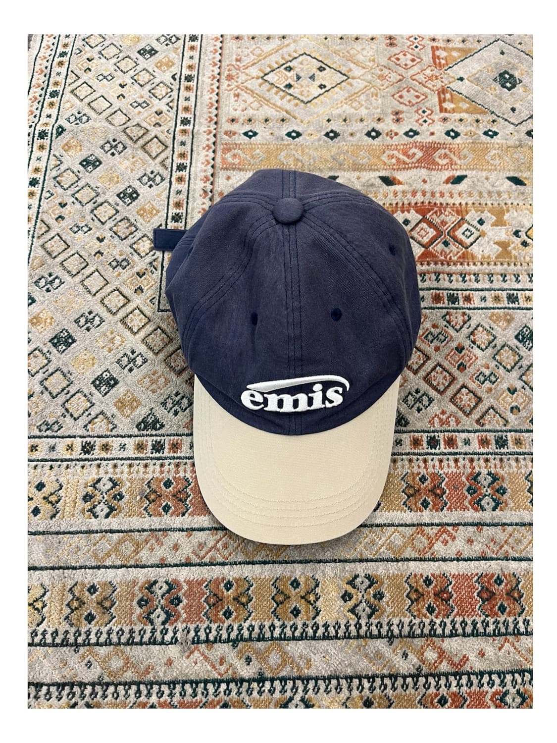 이미스 배색 볼캡 네이비 #csz3995 상품이미지1