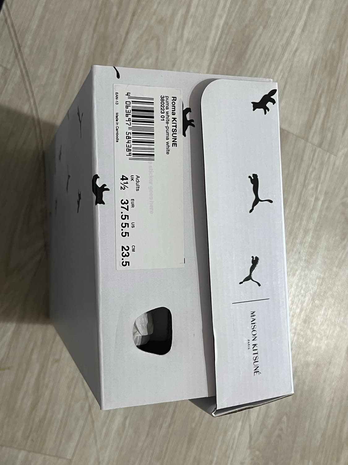 푸마 x 메종 키츠네 로마 화이트 235 상품이미지8