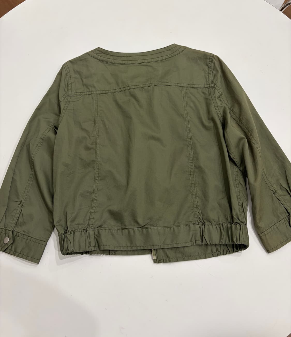 라운드넥 리벳 밀리터리 자켓 상품이미지7