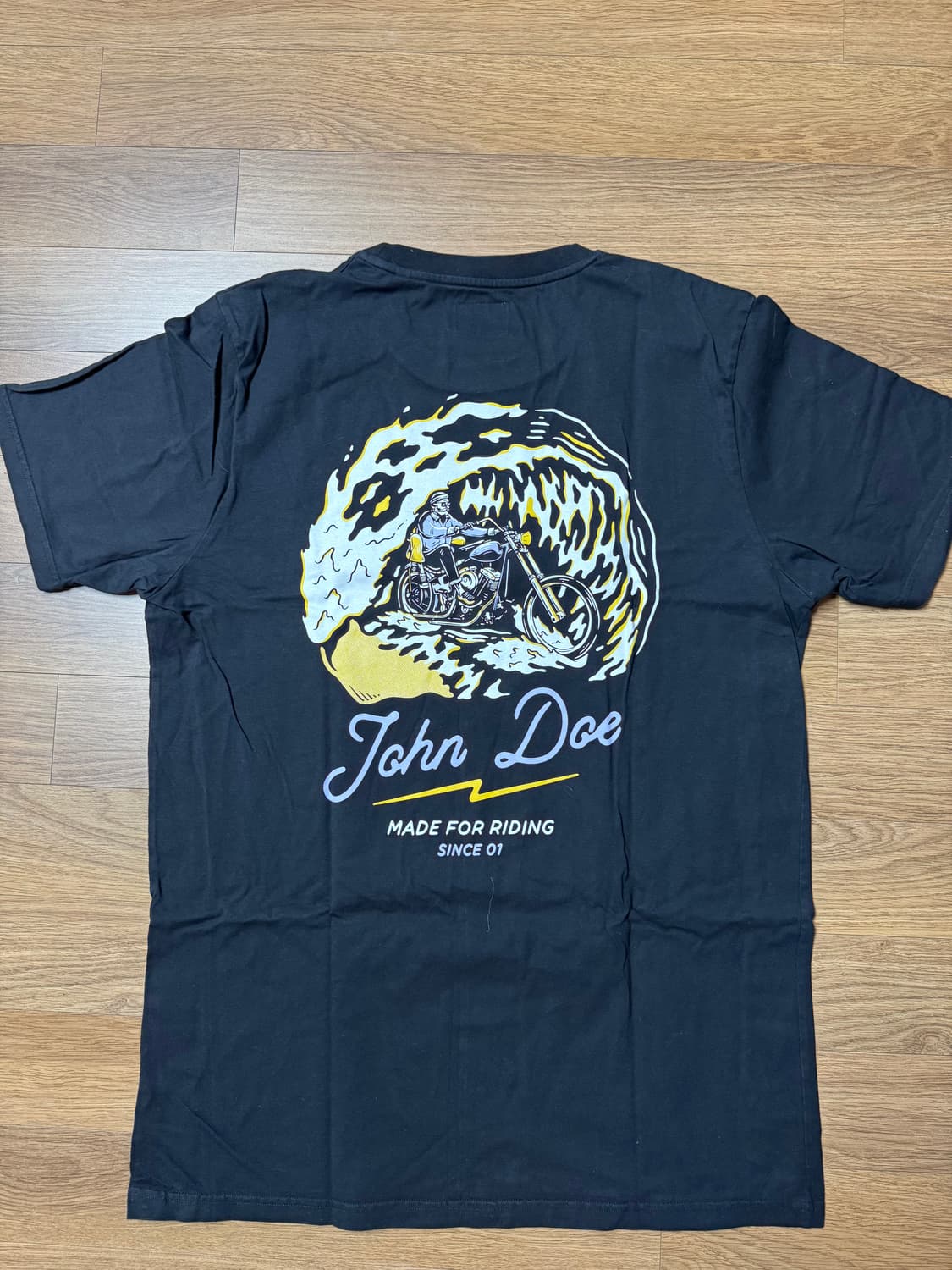 [John Doe] 존도 검정 반팔 티셔츠 XXL 상품이미지3