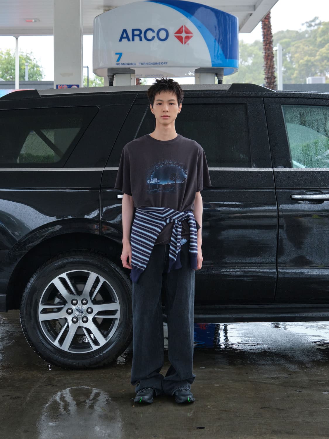 로우클래식 JOSHUA TREE T-SHIRT DEEP CHARCOAL 상품이미지5