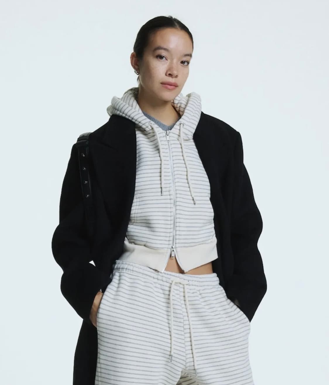 G CROP ZIP UP (STRIPE) 상품이미지2