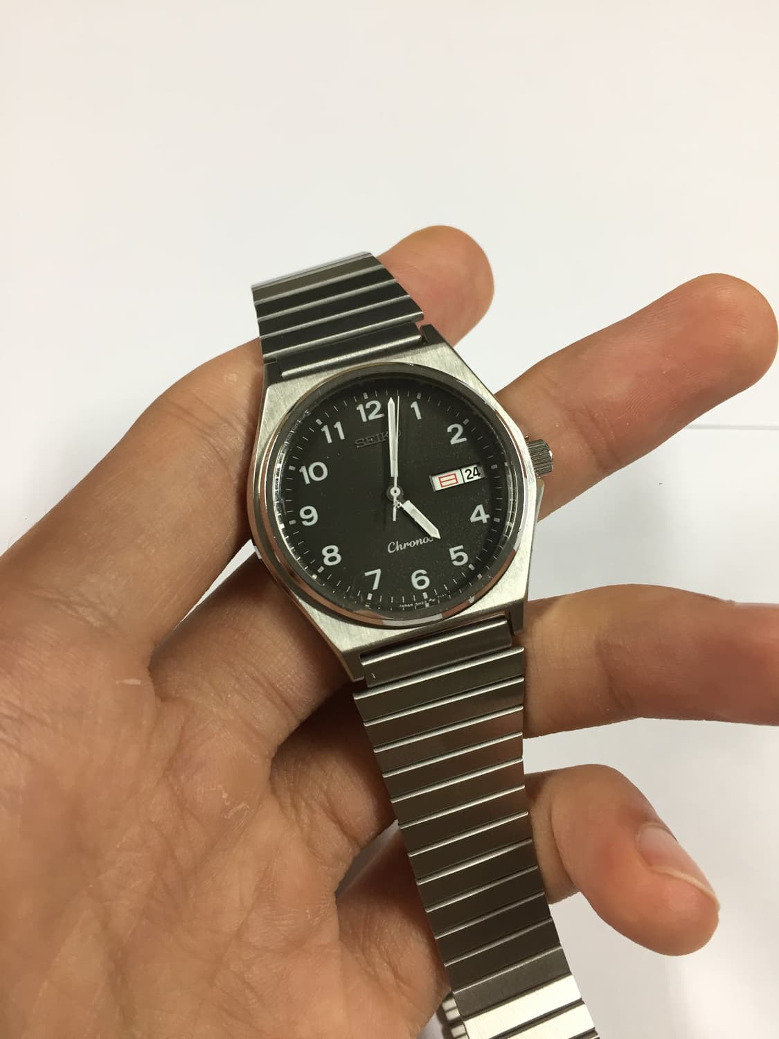 80s seiko chronos arabic quatz day-date 상품이미지6