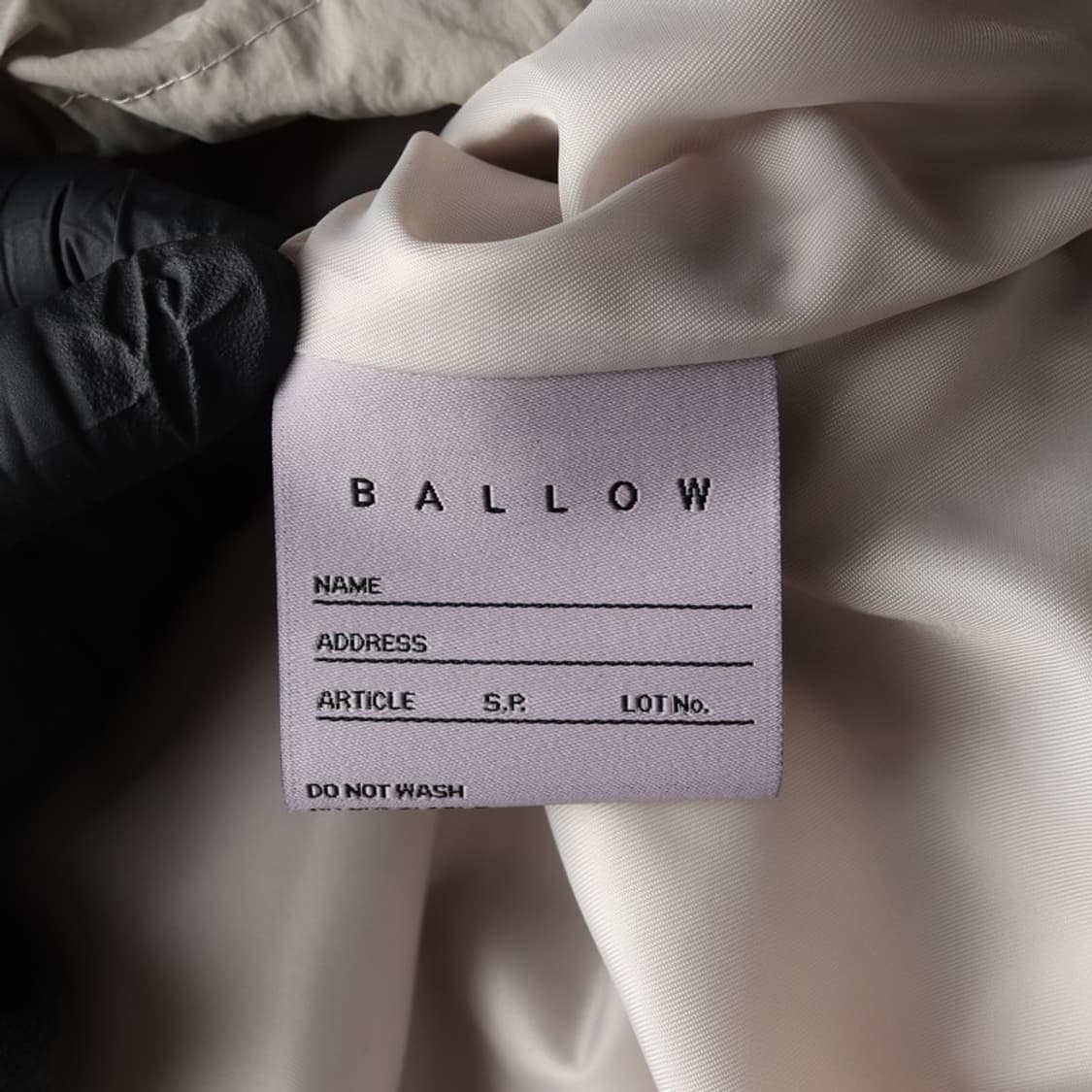 BALLOW  스트링 바람막이 자켓 상품이미지6