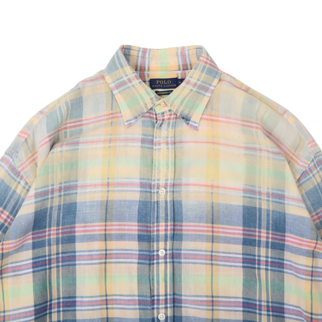 폴로 랄프로렌 퀼트 패치워크 다이드 체크 셔츠 상품이미지5
