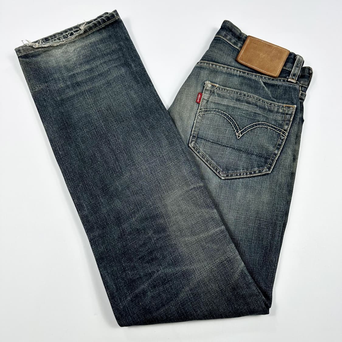 리바이스 오리지널 워싱 스트레이트 데님팬츠 (28인치 여성추천) 상품이미지2