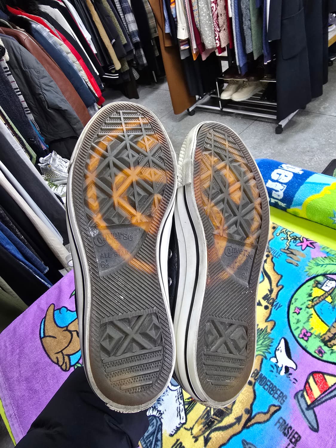 스투시 컨버스 블랙 하이 크로커다일 (1513) 상품이미지5