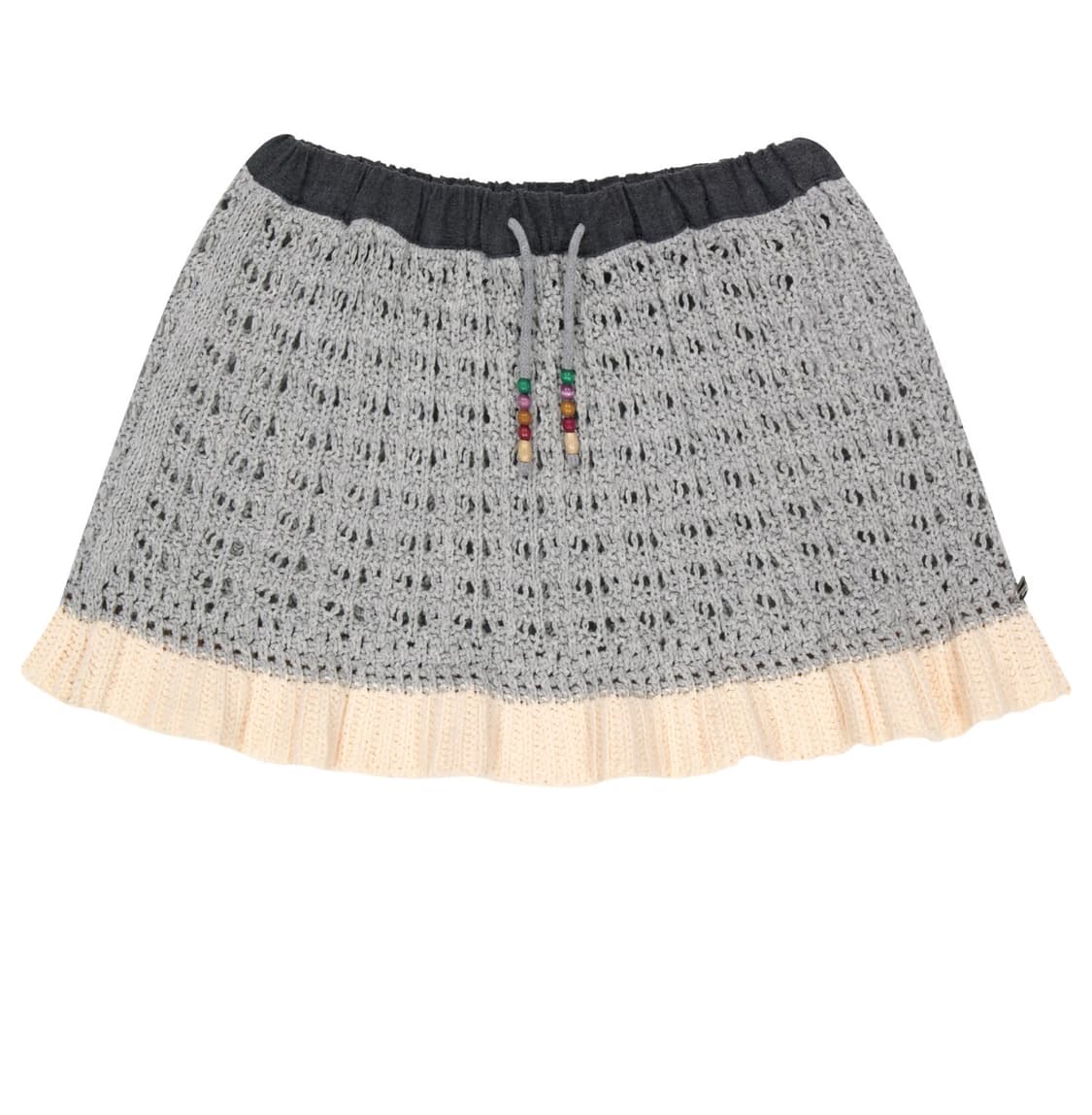 코이세이오 레이어드 니트 스커트 그레이 상품이미지1