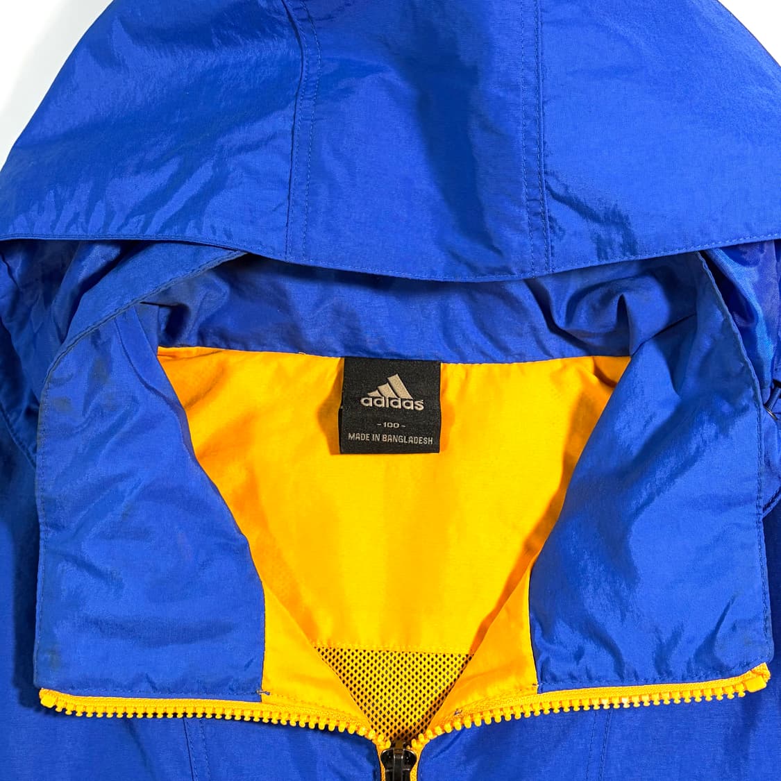 아디다스 블루 옐로우 바람막이 100 상품이미지5