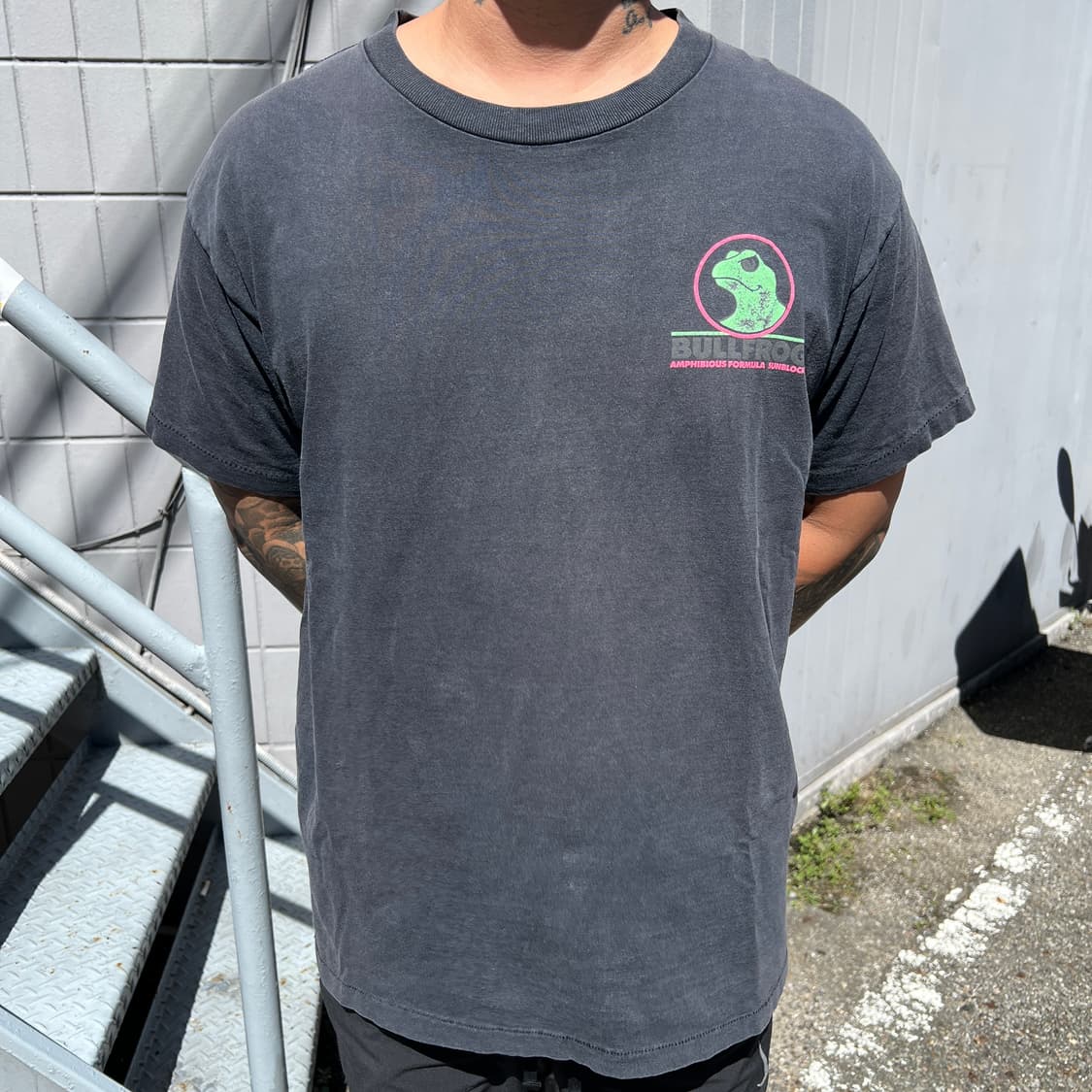 90s 빈티지 sun faded Bullfrog single stitch 상품이미지2