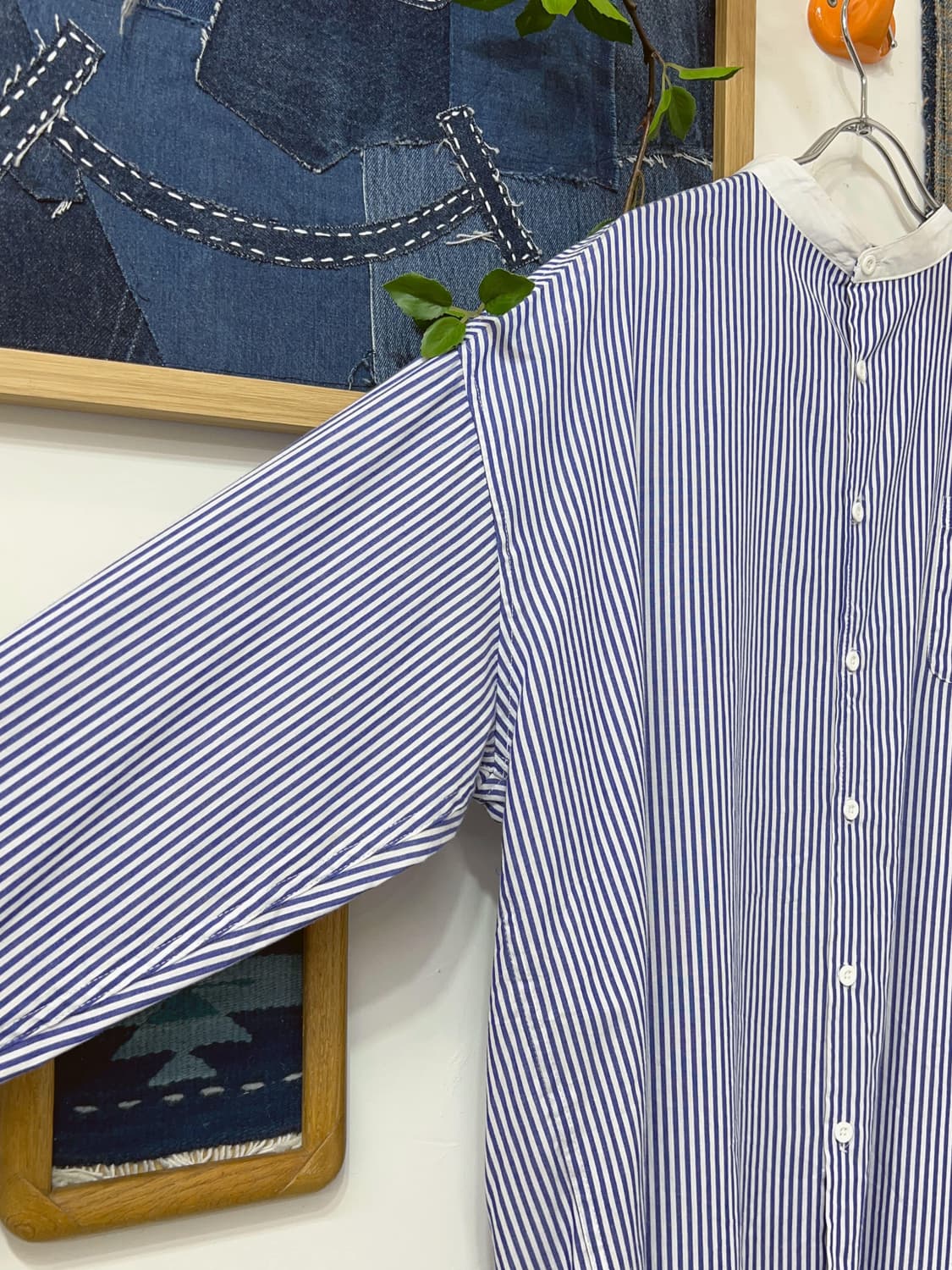 👧🏻U.S.POLO ASSN   Stripe China Shirt 상품이미지5