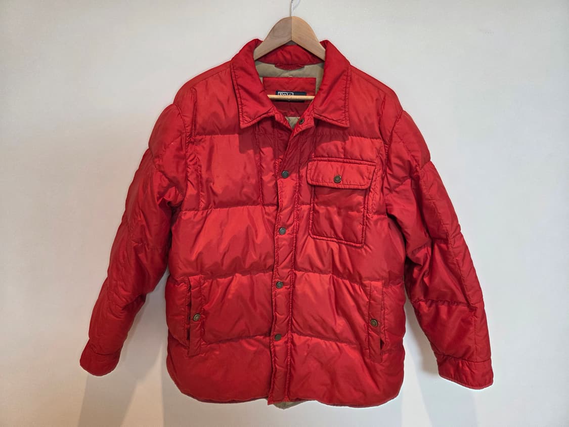 폴로 랄프로렌 구스다운 셔츠 자켓 100~105 상품이미지1