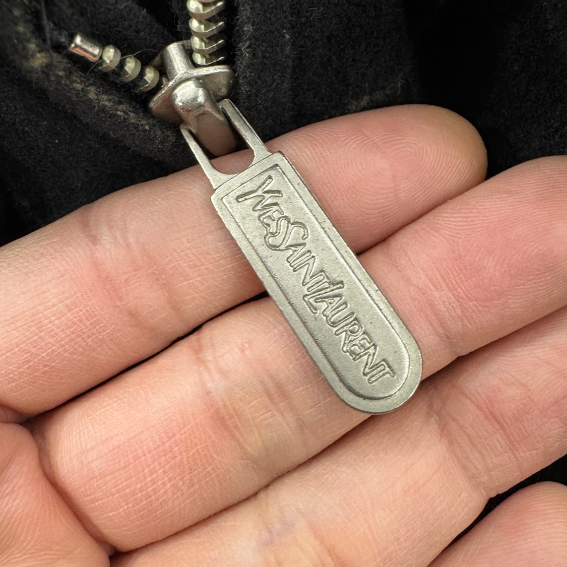 100 YSL 입셍로랑 90s 체크 모직 자켓 상품이미지7