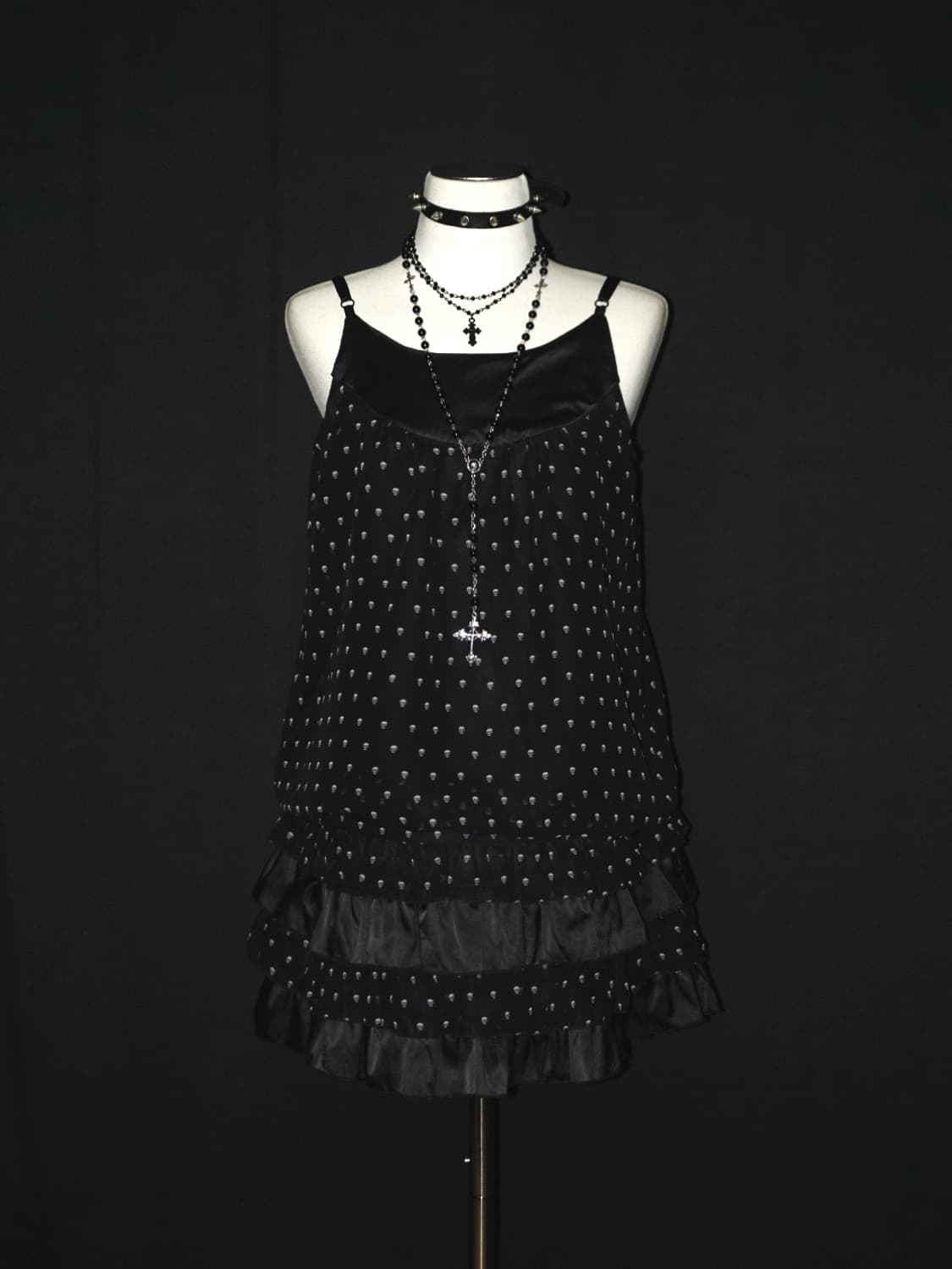 (world wide love!) skull dot dress  상품이미지2