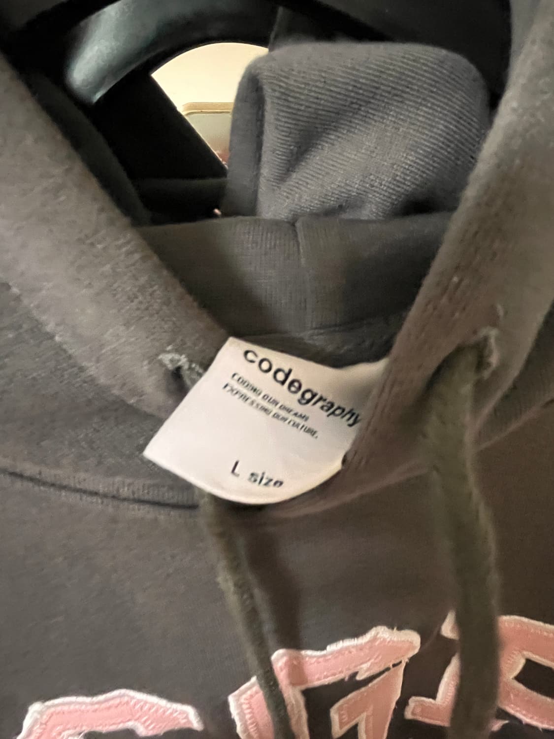 코드그라피 후드티 상품이미지3