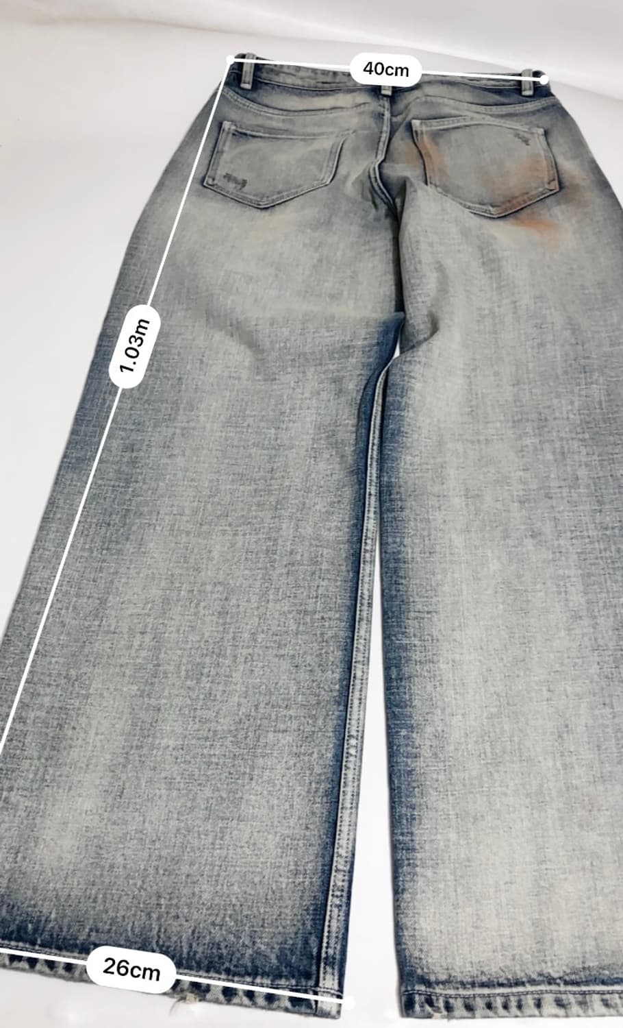 시스템옴므 워싱 데님팬츠 (QC샘플) 상품이미지6