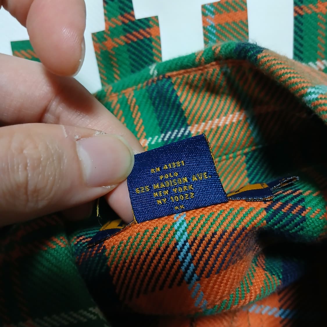 Polo 폴로 랄프로렌 구제 체크 빈티지 셔츠 남방 상품이미지7