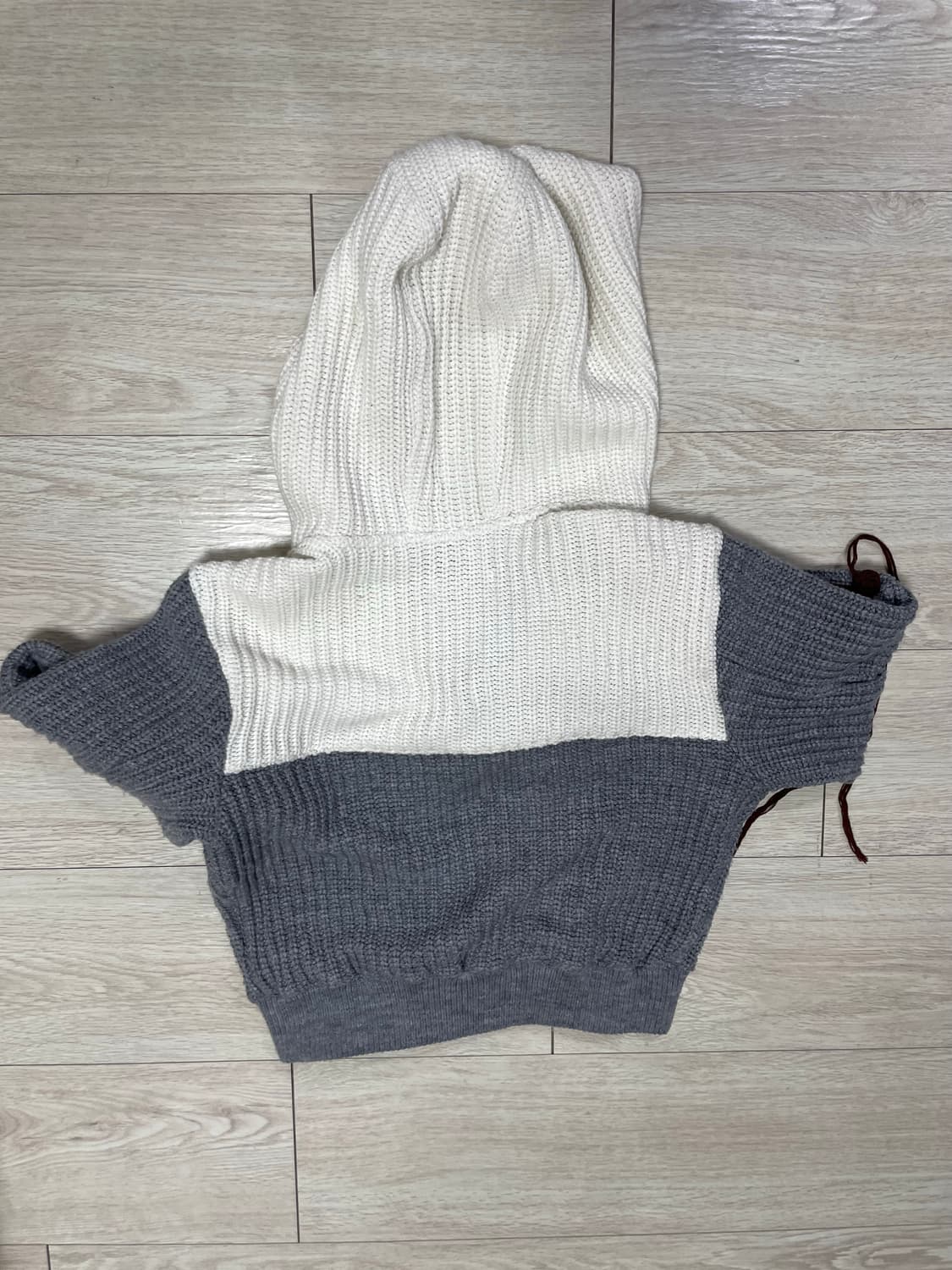 kijun 니트 후드 집업 S (원가 22.8) 상품이미지5