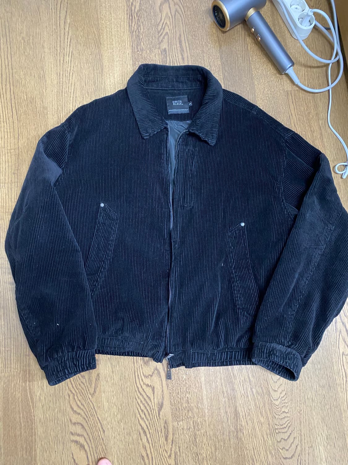 디미트리블랙 코듀로이 블루종 블랙 3사이즈 상품이미지1